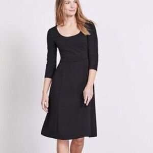 Boden Juliana Ponte Fit & Flare Dress